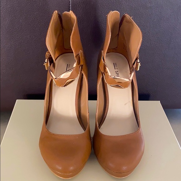 Call It Spring Brown Heels - Picture 2 of 2